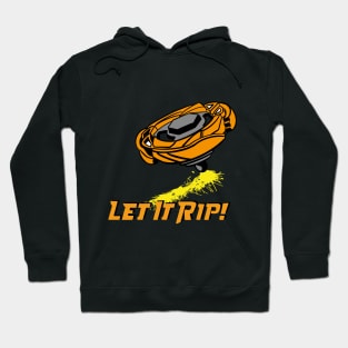 let is rip beyblade Hoodie